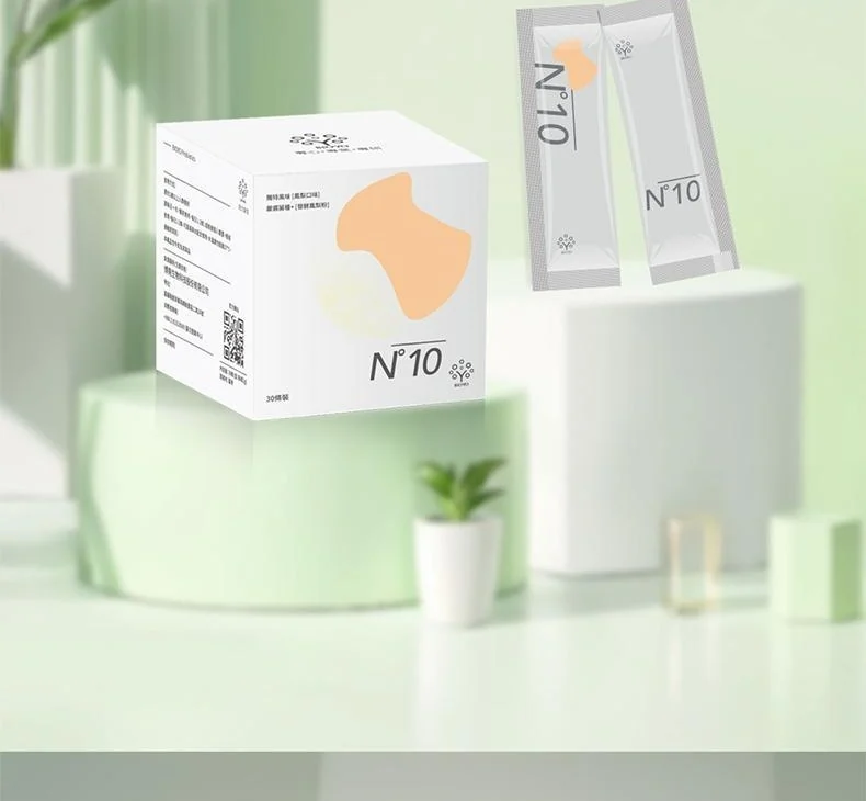N°10 益生菌粉的原始包装场景图