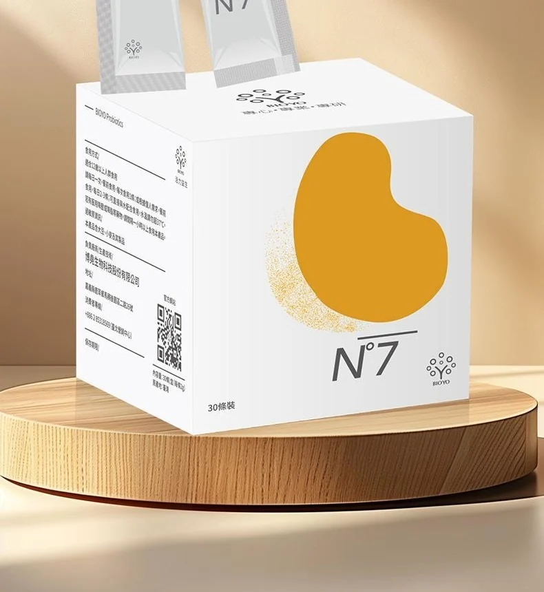 N°7 益生菌粉的原始包装场景图